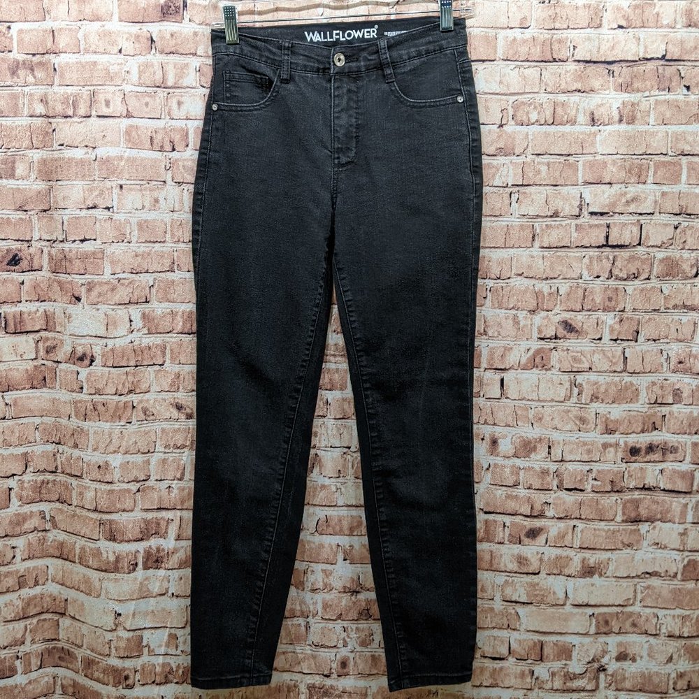 WallFlower Jeans THE FEARLESS CURVY SUPER HIGH RISE Black Size 1